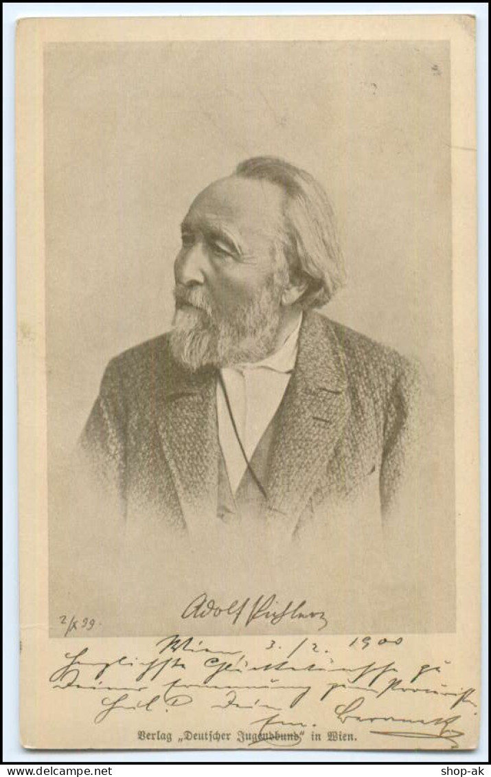 Y3996/ Adolf Pichler österr. Schriftsteller Verlag: Deutscher Jugendbund AK 1900 - Altri & Non Classificati