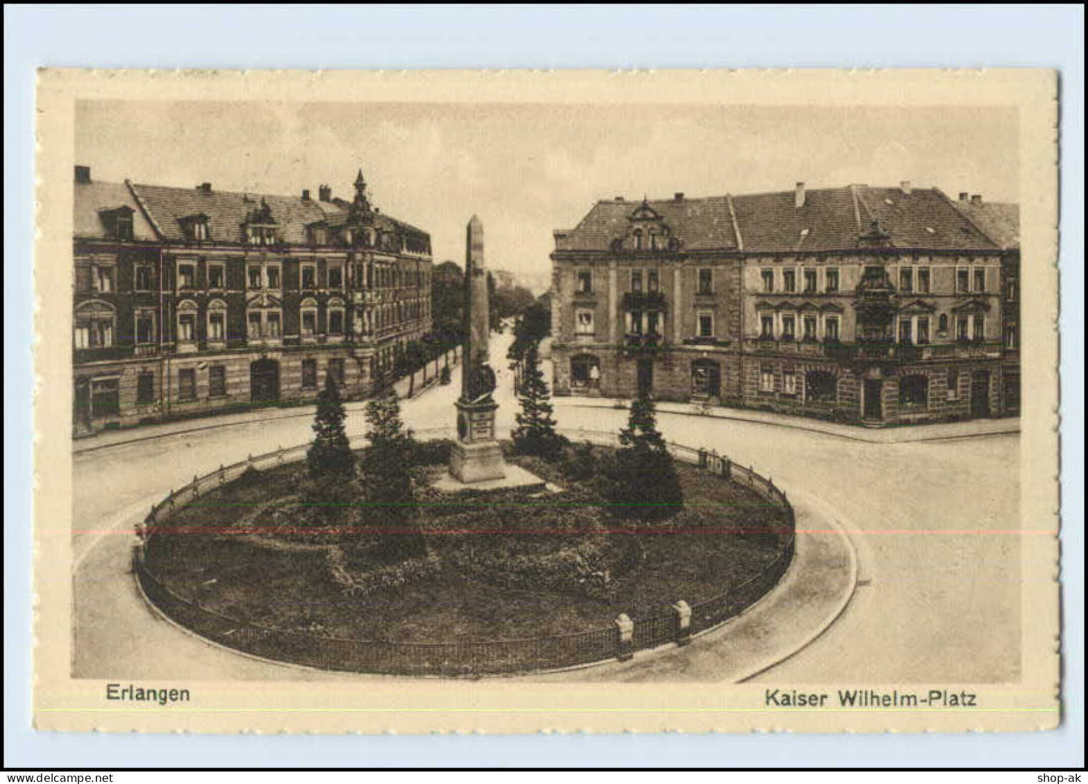 Y4067/ Erlangen Kaiser Wilhelm-Platz 1925 AK - Altri & Non Classificati