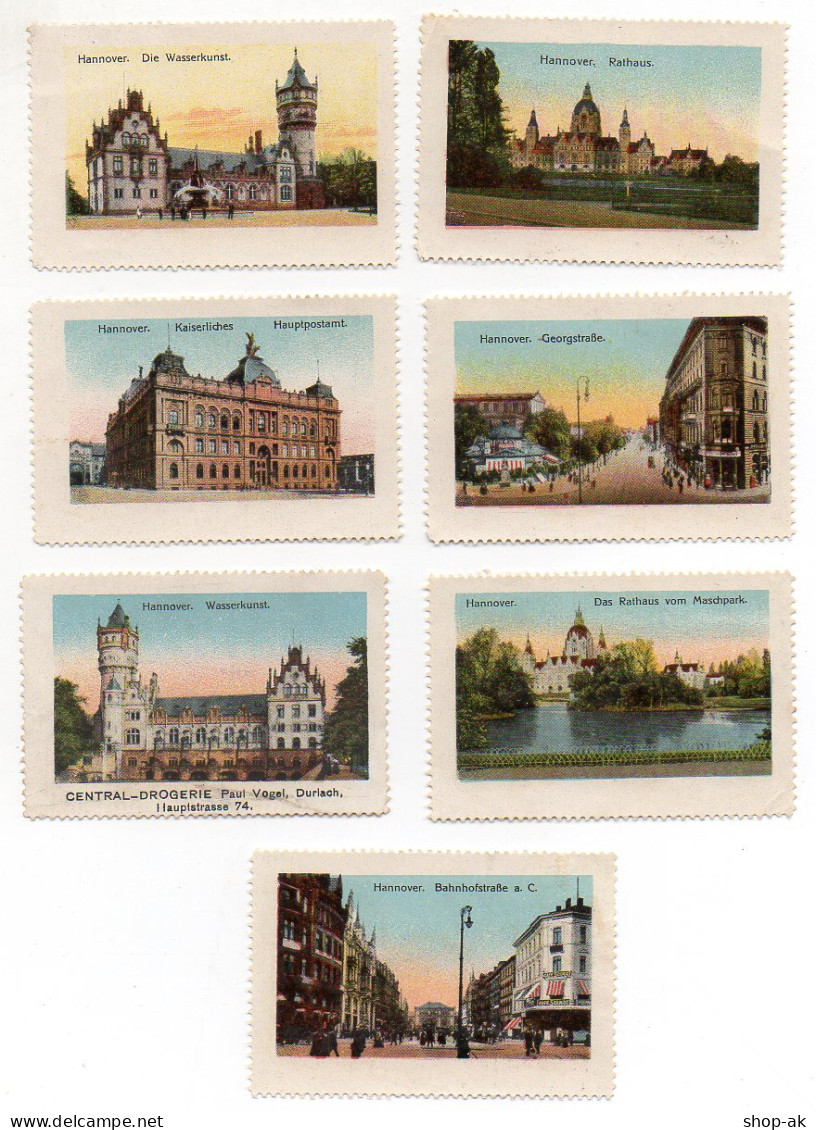 Y3916/ 7 Reklamemarken Vignetten Hannover  Ca.1925 - Hannover