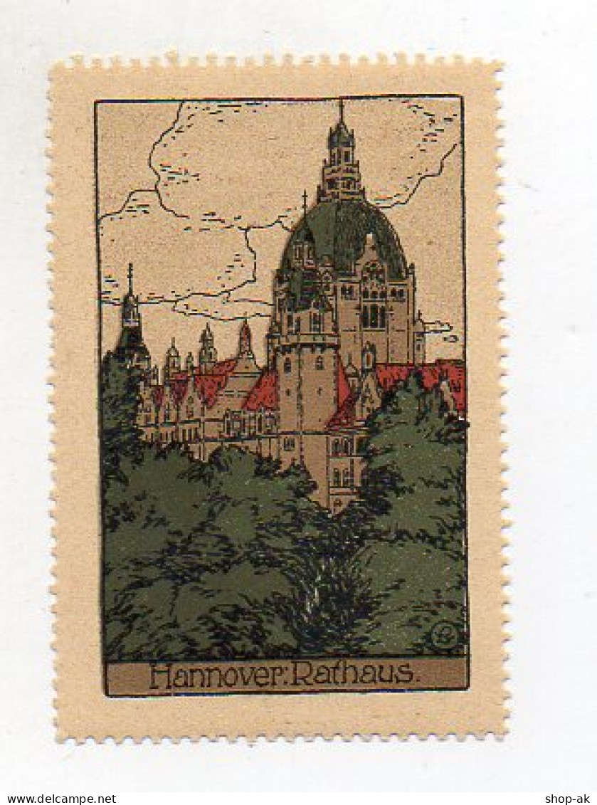 Y3913/ Reklamemarke Hannover Steinzeichnung Litho Ca.1912 - Hannover