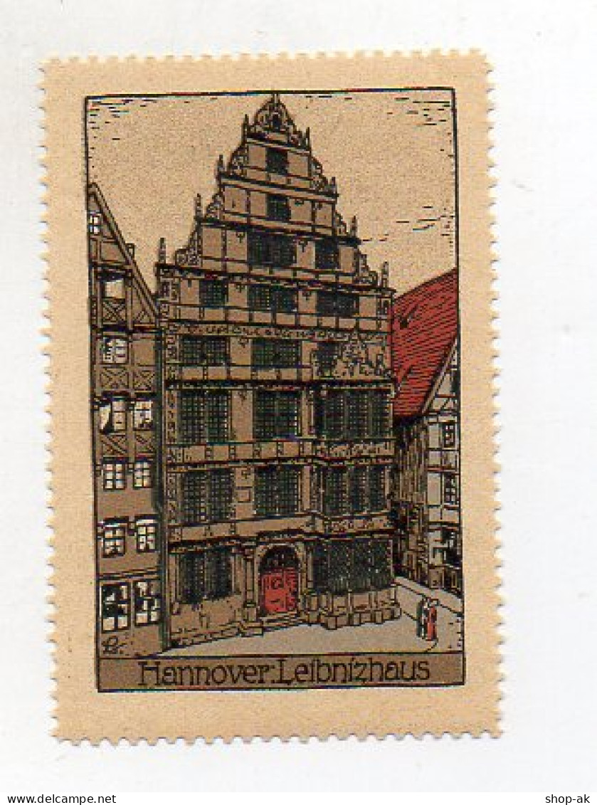 Y3910/ Reklamemarke Hannover Steinzeichnung Litho Ca.1912 - Hannover