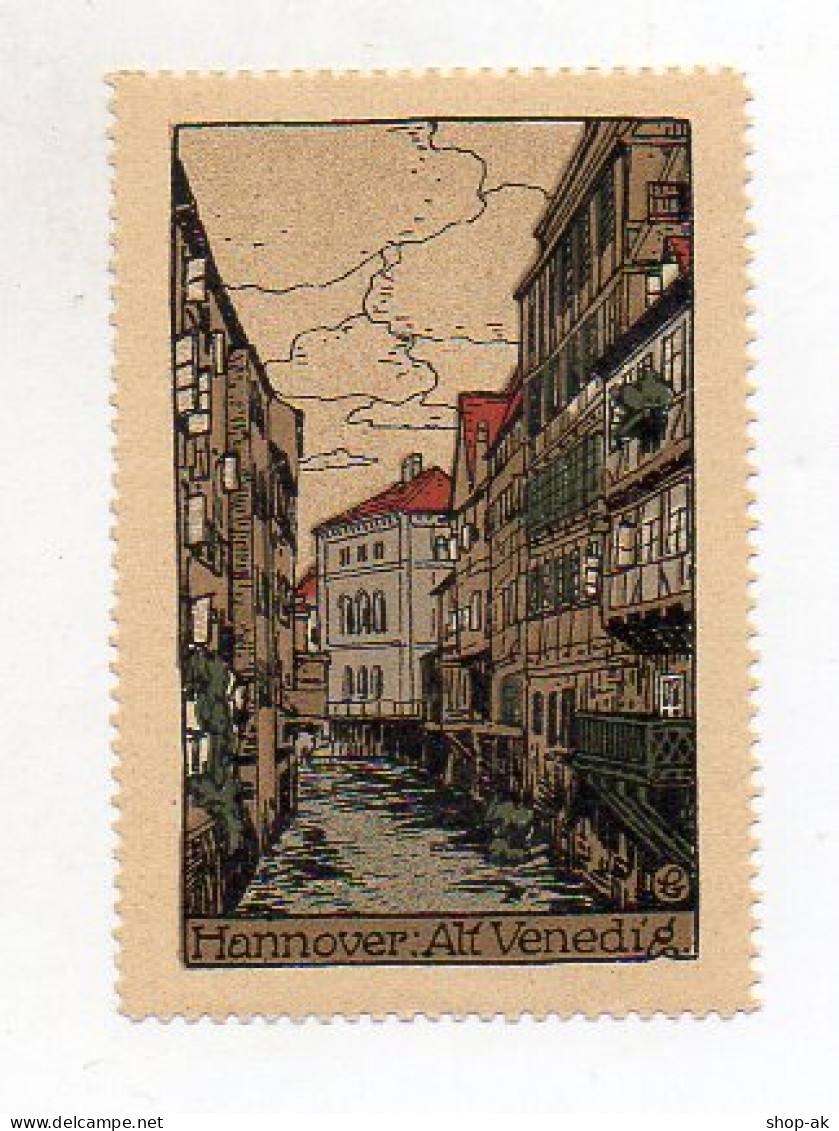 Y3906/ Reklamemarke Hannover Steinzeichnung Litho Ca.1912 - Hannover