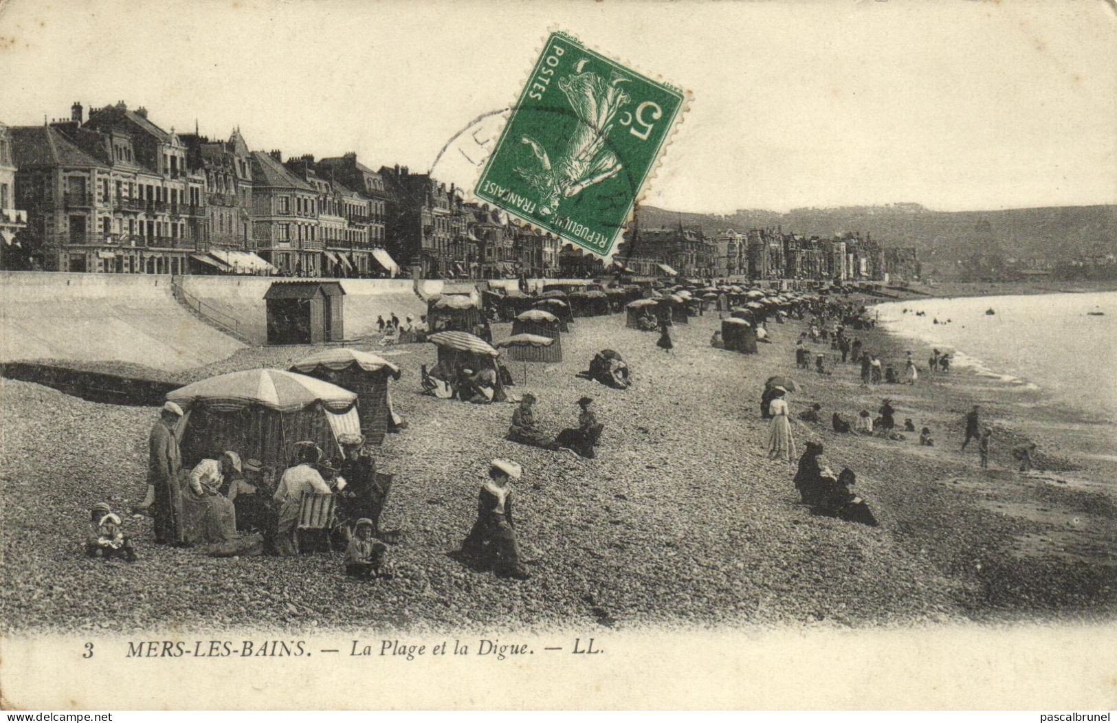 MERS LES BAINS - LA PLAGE ET LA DIGUE - Mers Les Bains