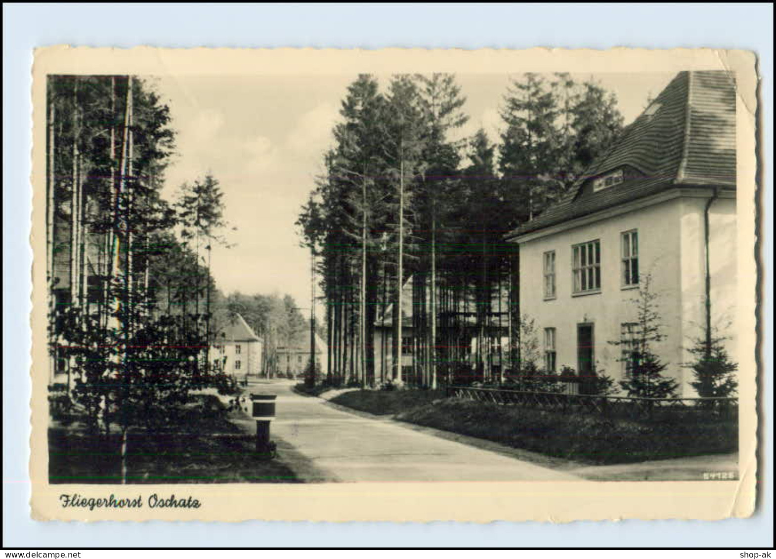 T096/ Fliegerhorst Oschatz WK2 Foto AK 1940  - Guerre 1939-45