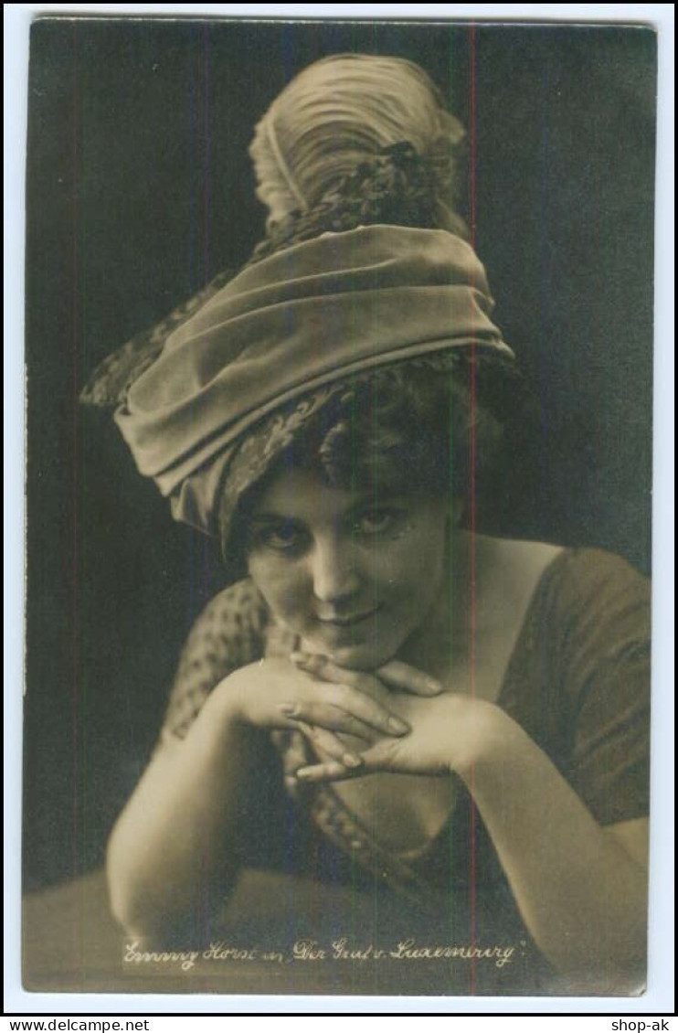 Y3010/ Schauspielerin Emmy Horst  Theater Foto Mocsigay AK 1910 Hamburg - Entertainers