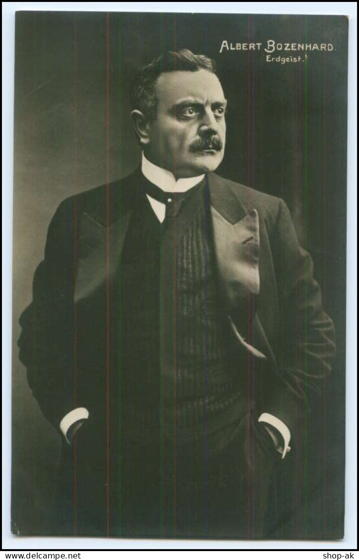 Y3000/ Schauspieler Albert Bozenhard In Erdgeist Theater Foto AK 1907 Hamburg - Entertainers