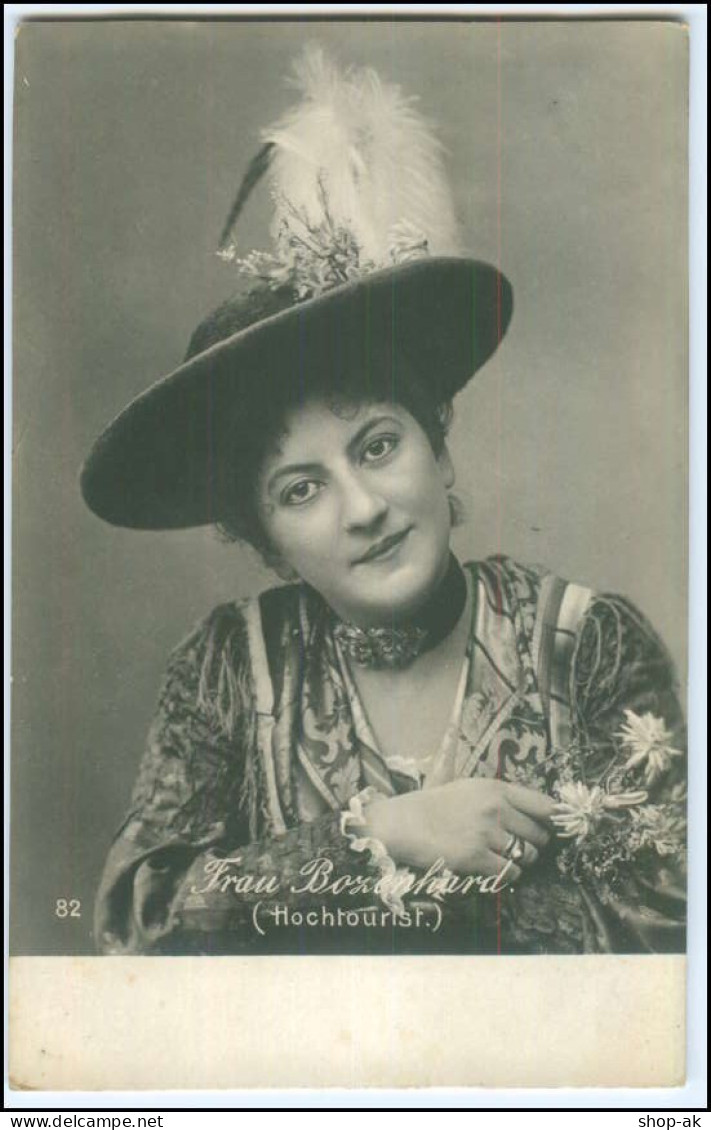 Y2952/ Schauspielerin Frau Bozenhard (Hichtourist) Foto AK Ca.1900 Hamburg - Entertainers