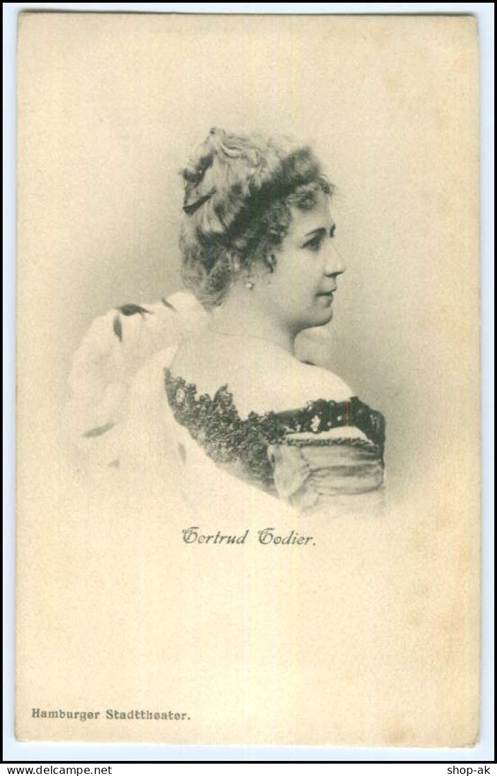 Y2946/ Gertrud Godiert Schauspielerin Hamburger Staatstheater AK Xa.1900 - Entertainers