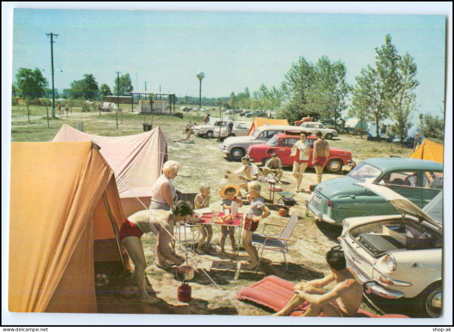 Y2423/ Balaton Hullam Camping  Ungarn AK Ca.1970 - Ungheria