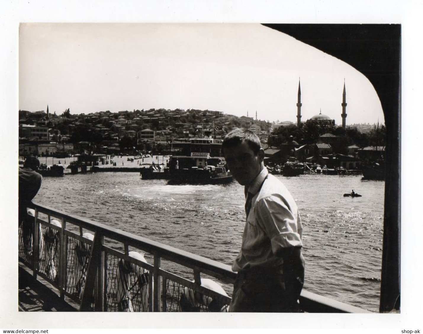 F5790/ Istanbul Fähre Türkeit Foto Ca.1960   24 X 18 Cm - Non Classés