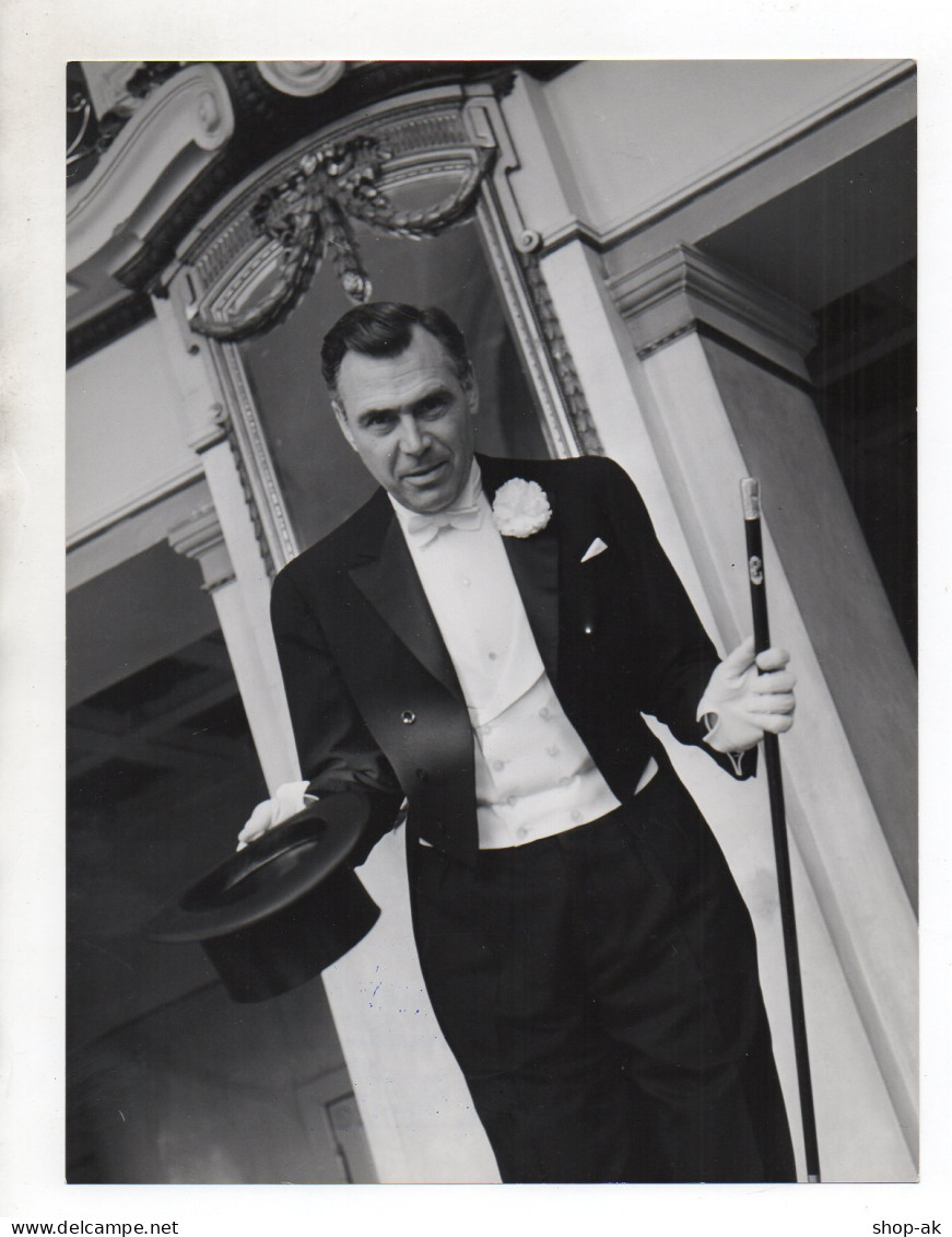 F6573/ Axel Monje 1910 -1962 Schauspieler Foto Ca.1955  24 X 18 Cm - Non Classés