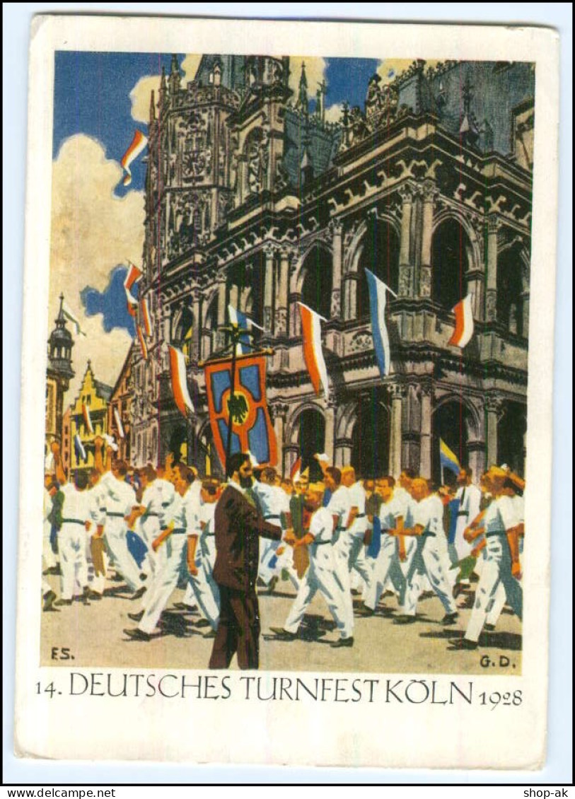 Y1979/ Köln Deutsches Turnfest 1928  Turnen - Koeln