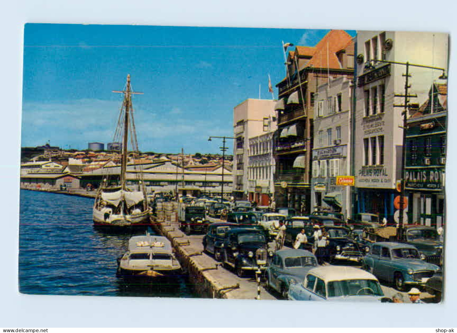 X1E19/ Curacao N.A.  Harbour Hafen AK Ca.1970 - Other & Unclassified