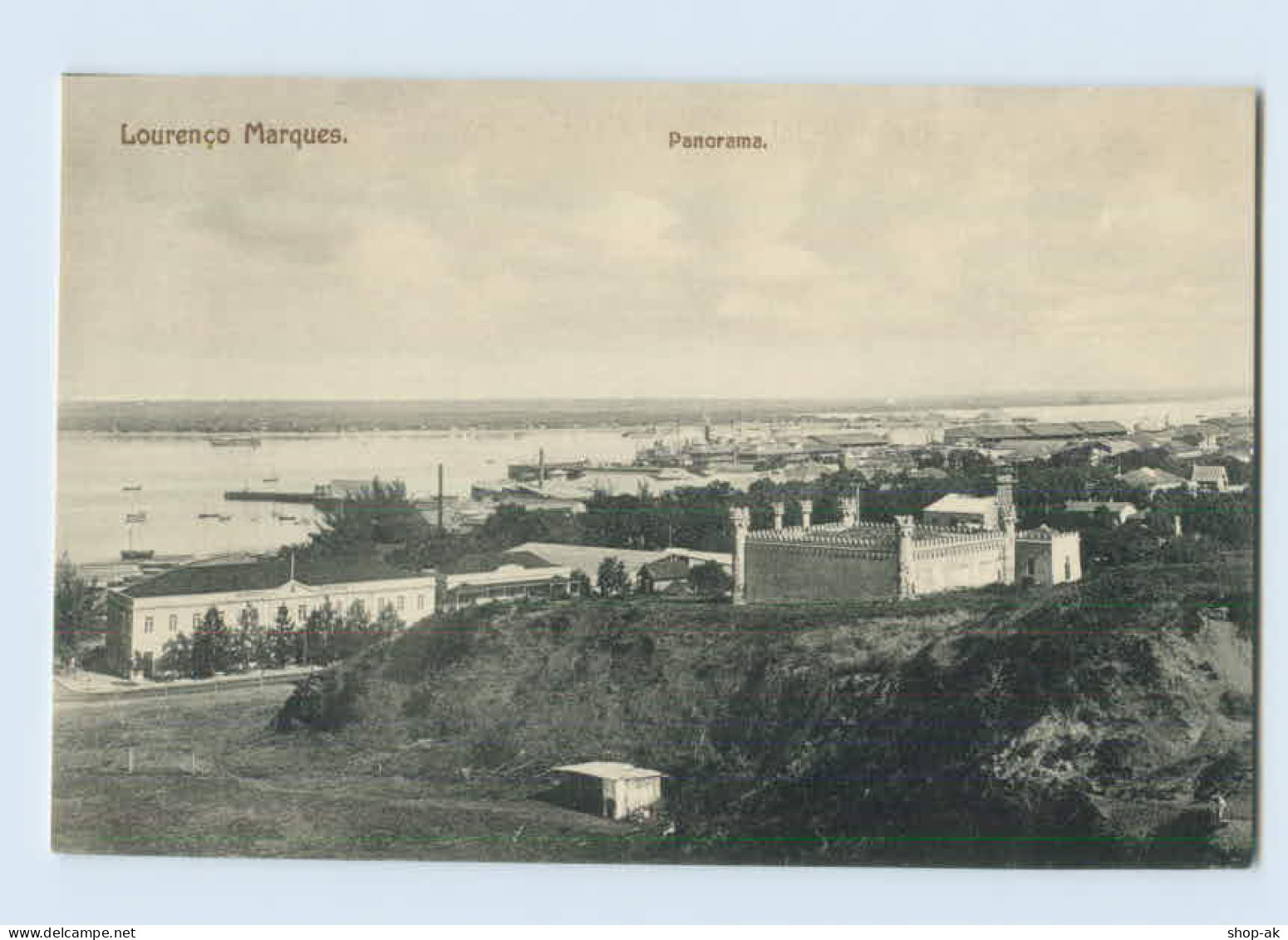 H407/ Mosambik  Lourenco Marques, Panorama AK Ca.1910 - Ohne Zuordnung