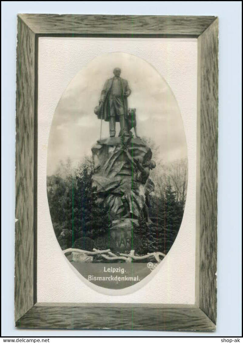 N1152/ Leipzig Bismarkdenkmal  "Brilliant" Foto AK 1909 - Leipzig