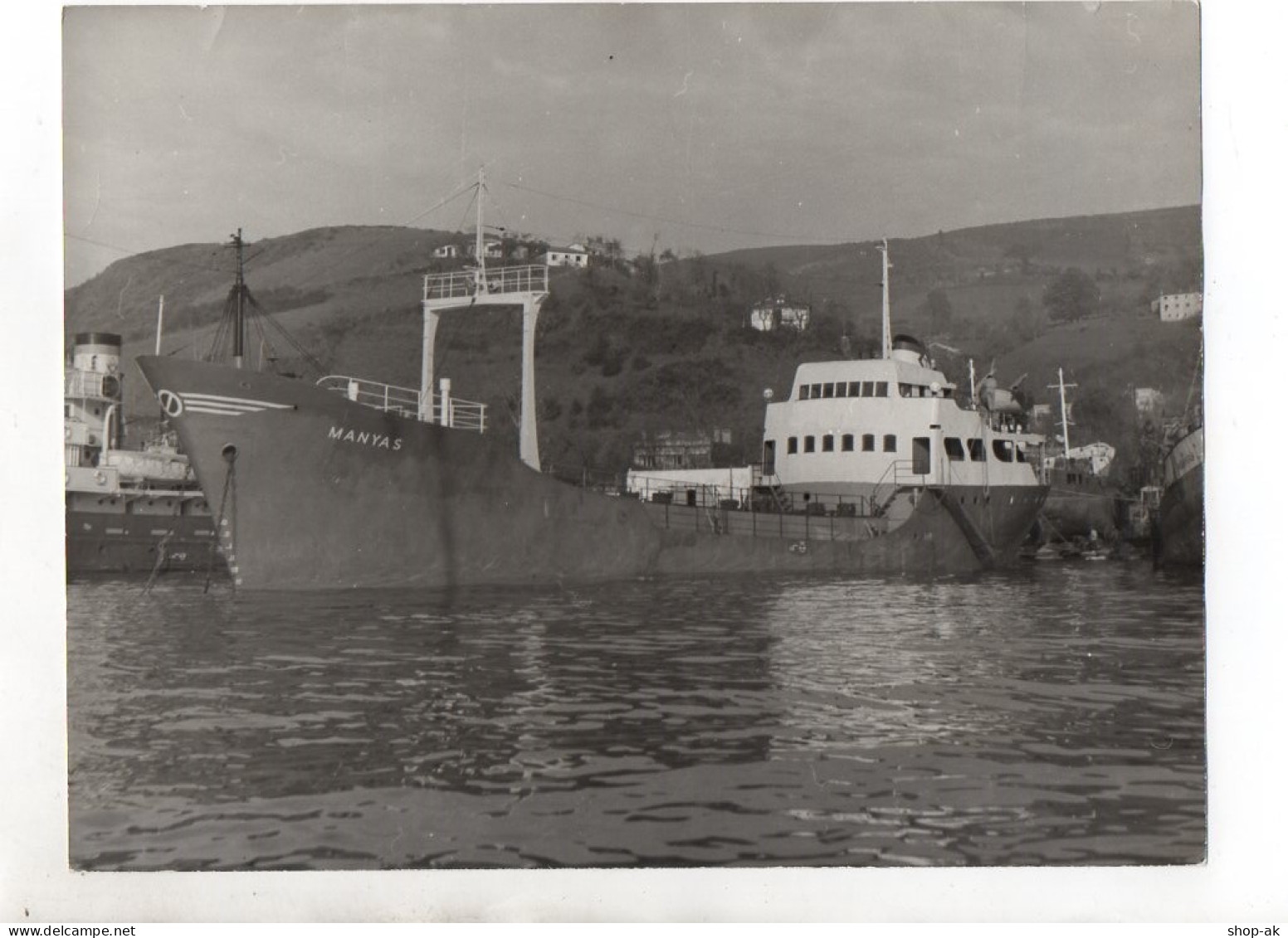 C1527/ Tanker Manyas Und Frachter Foto Ca. 1965 24 X 18 Cm - Commerce
