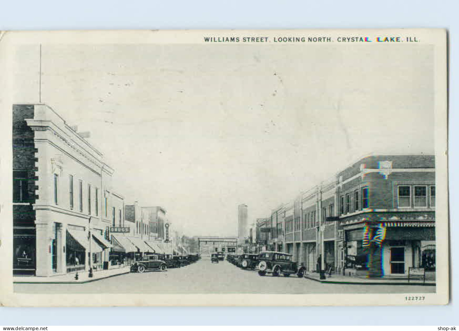 D765/ Crystal Lake  Il. USA AK Williams Street 1932 - Sonstige & Ohne Zuordnung
