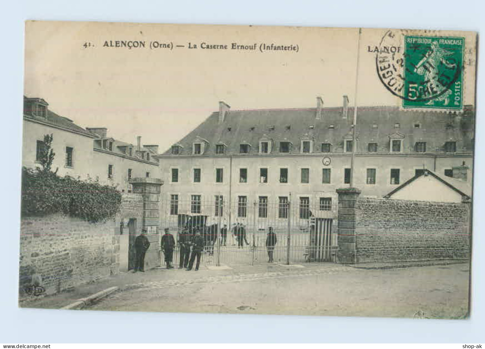 B597/ Frankreich Alencon La Caserne Ernouf AK - Other & Unclassified