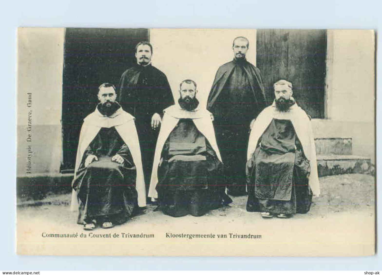 L894/ Klostergemeinde Van Trivandrum  Kerala Indien AK Mission Ca.1905 - Inde