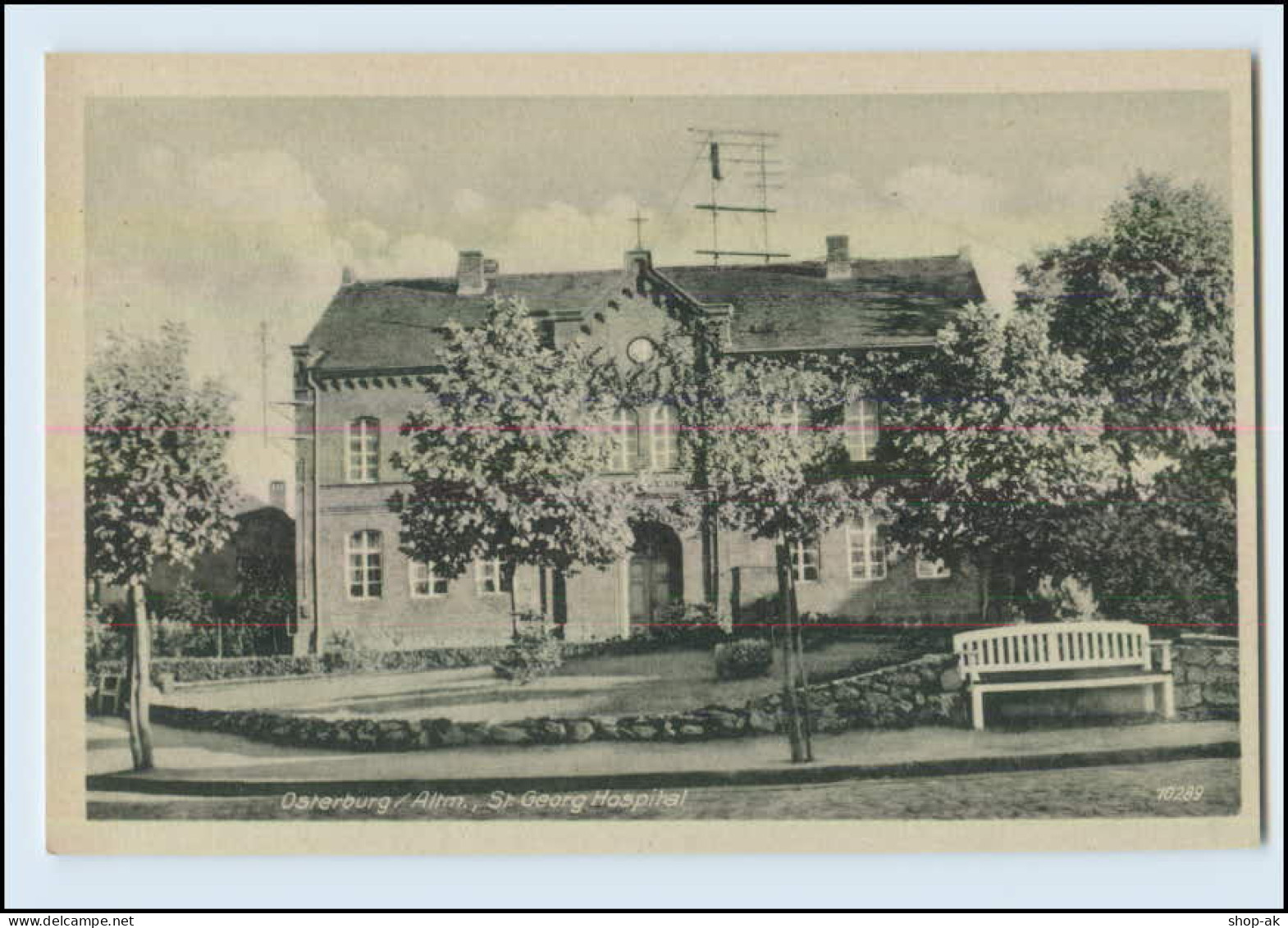 DP106/ Osterburg Altmark St. Georg-Hospital Krankenhaus AK Ca.1942 - Altri & Non Classificati