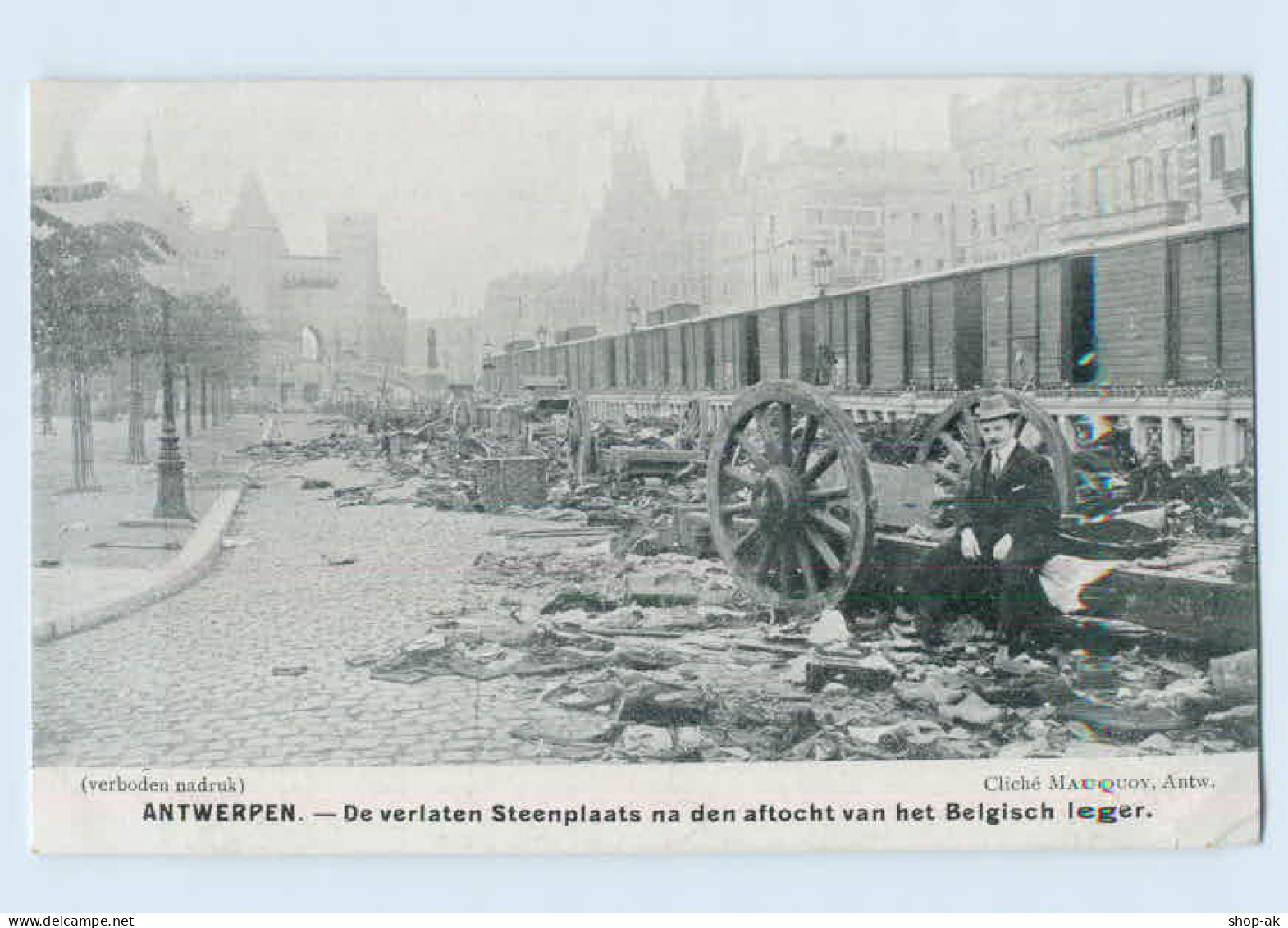 G667/ Antwerpen De Verlaten Steenplaats  Belgien 1. Weltkrieg AK - Otros & Sin Clasificación