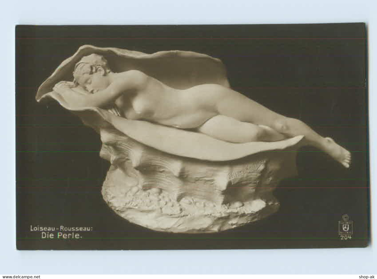 H156/ Skulpturen Foto AK Loiseau-Rousseau   Ca.1912 - Sculture