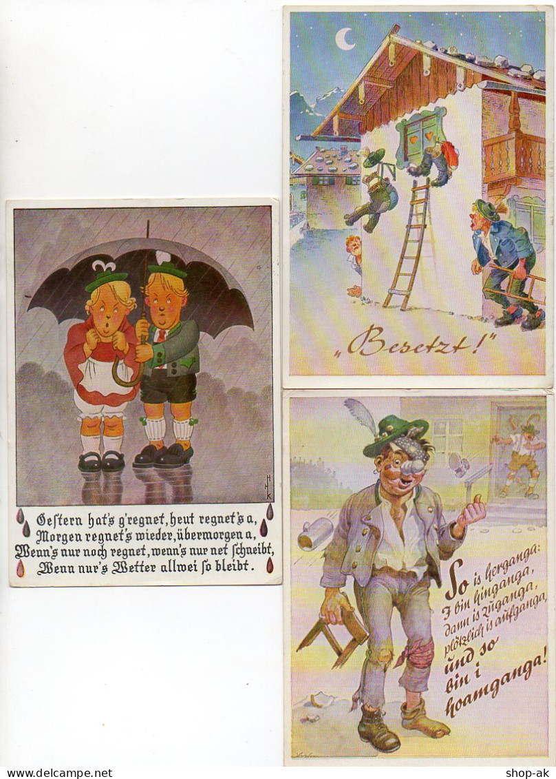 X1D29/ 6 X AK Humor  Bayern Verlag: Lengauer Ca.1958-64 - Humour