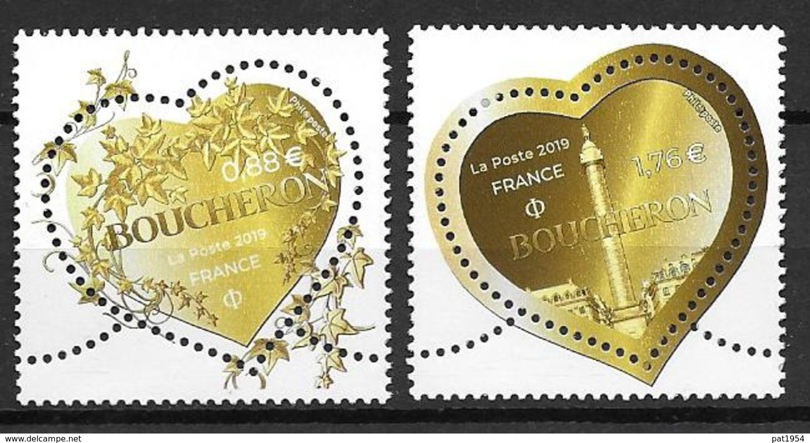 France 2019 N° 5292/5293 Neufs St Valentin Boucheron à La Faciale + 15% - Unused Stamps