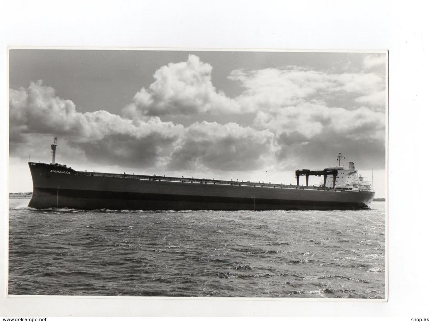 C1354/ Tanker Sighansa Auf Der Elbe  Foto Ca.1965  22,5 X 15 Cm - Commerce