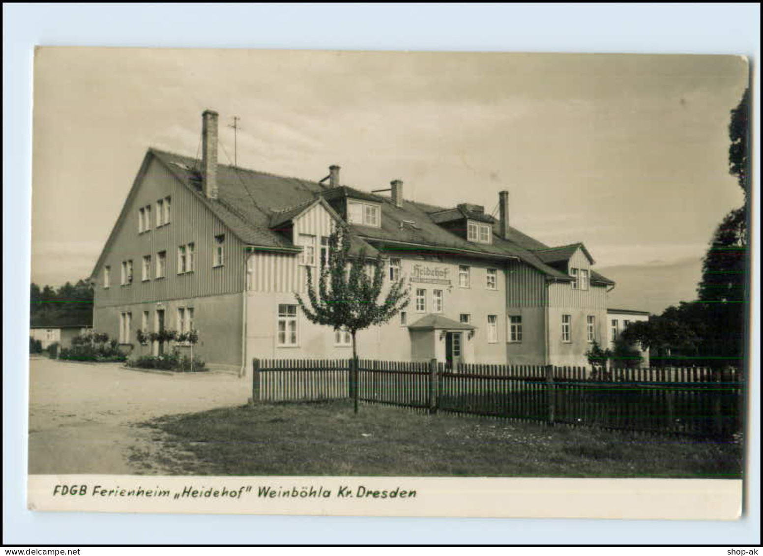 M753-016./ Weinböhla Kr. Dresden FDGB Ferienhof Heidehof Foto AK 1964 - Dresden