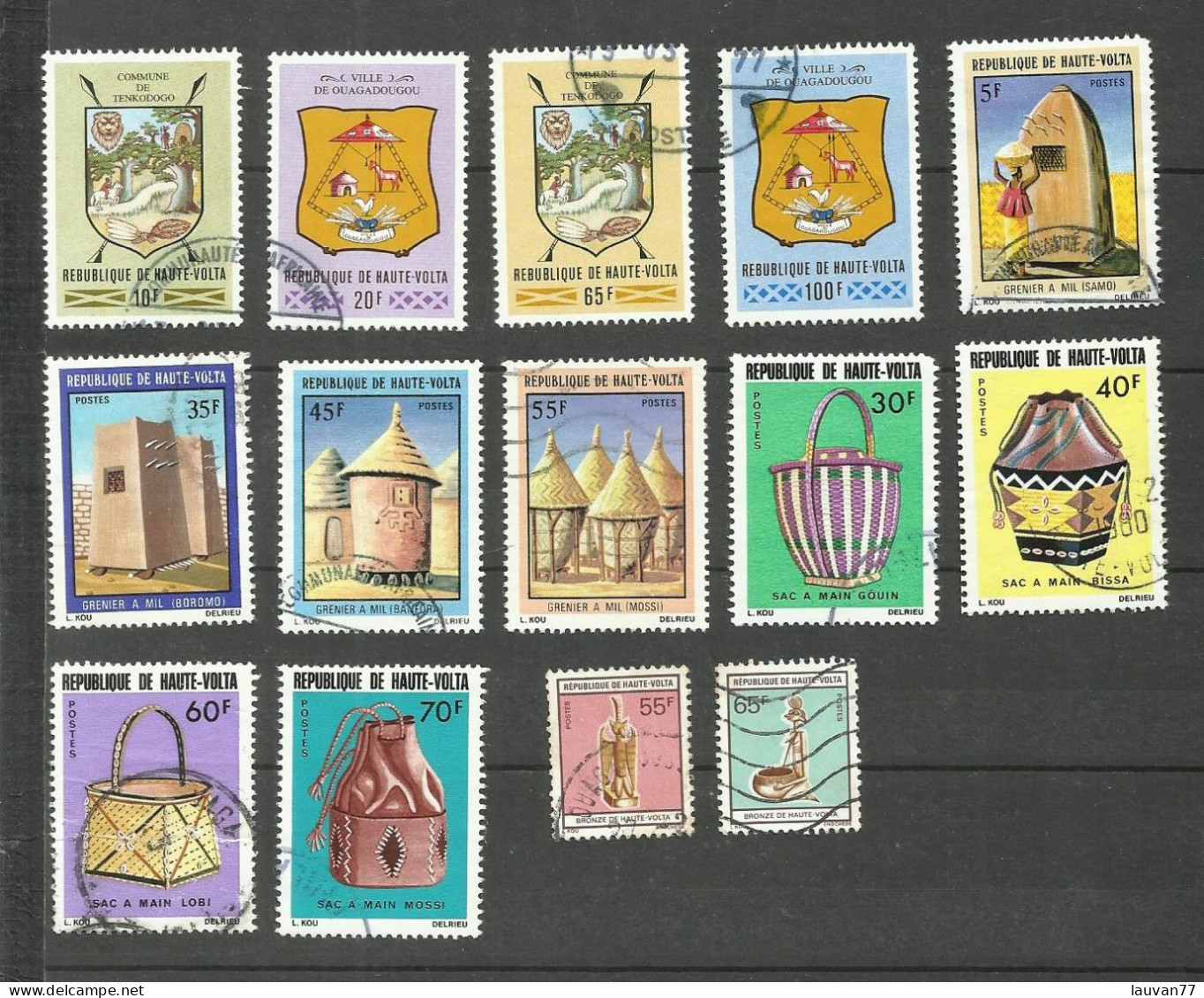 HAUTE-VOLTA N°396 à 407, 411, 412 Cote 4.40€ - Haute-Volta (1958-1984)