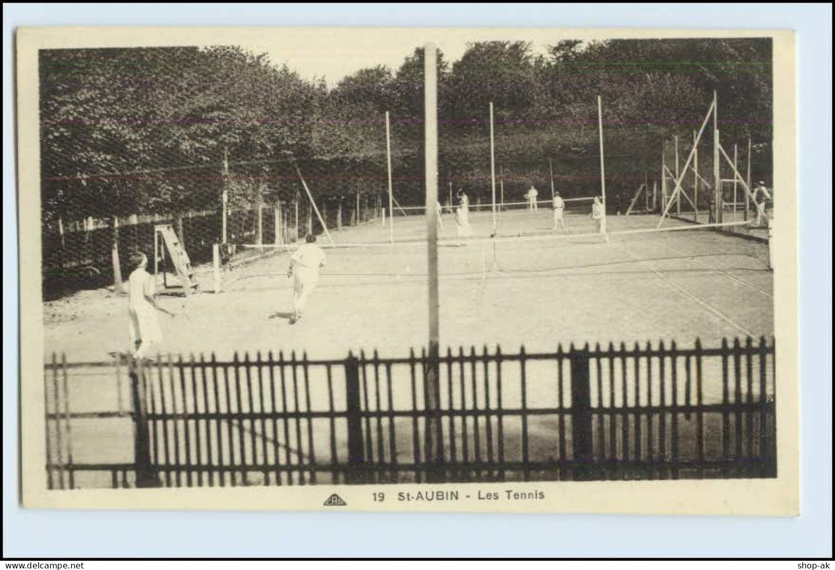 W5M36/ St. Aubin Les Tennis AK Ca.1930 - Altri & Non Classificati