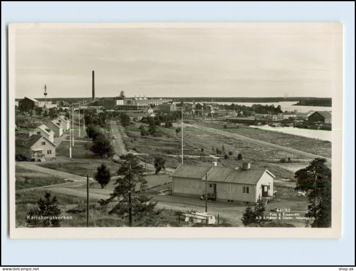 W5K42/ Karlsborgsverken Schweden Foto AK Ca.1950 - Zweden