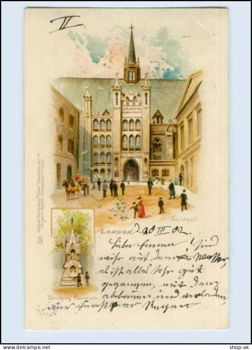 W5K36/ London Guildhall Litho AK 1902 - Other & Unclassified