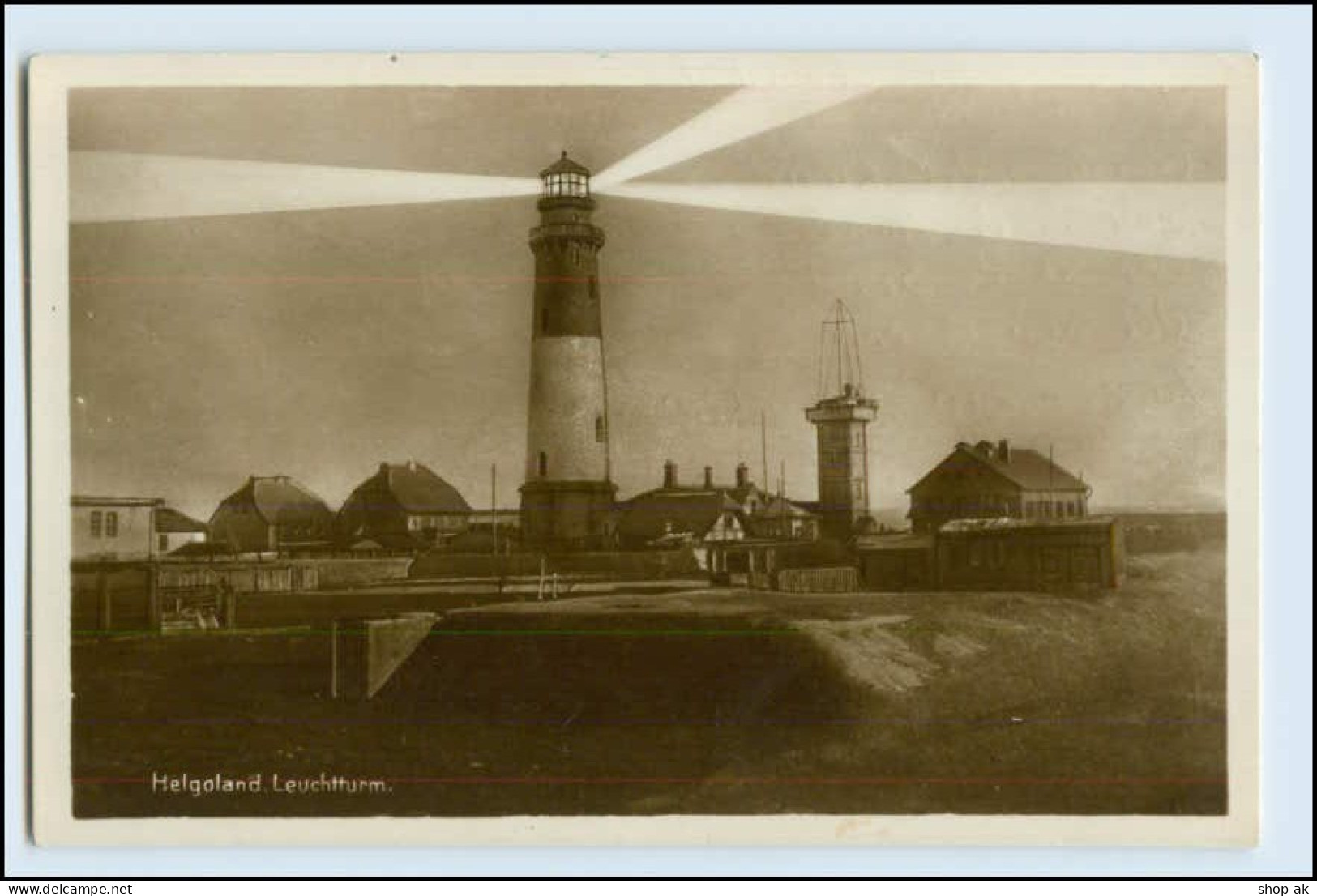 W5M26/ Helgoland Leuchtturm Foto AK Ca.1930 - Helgoland