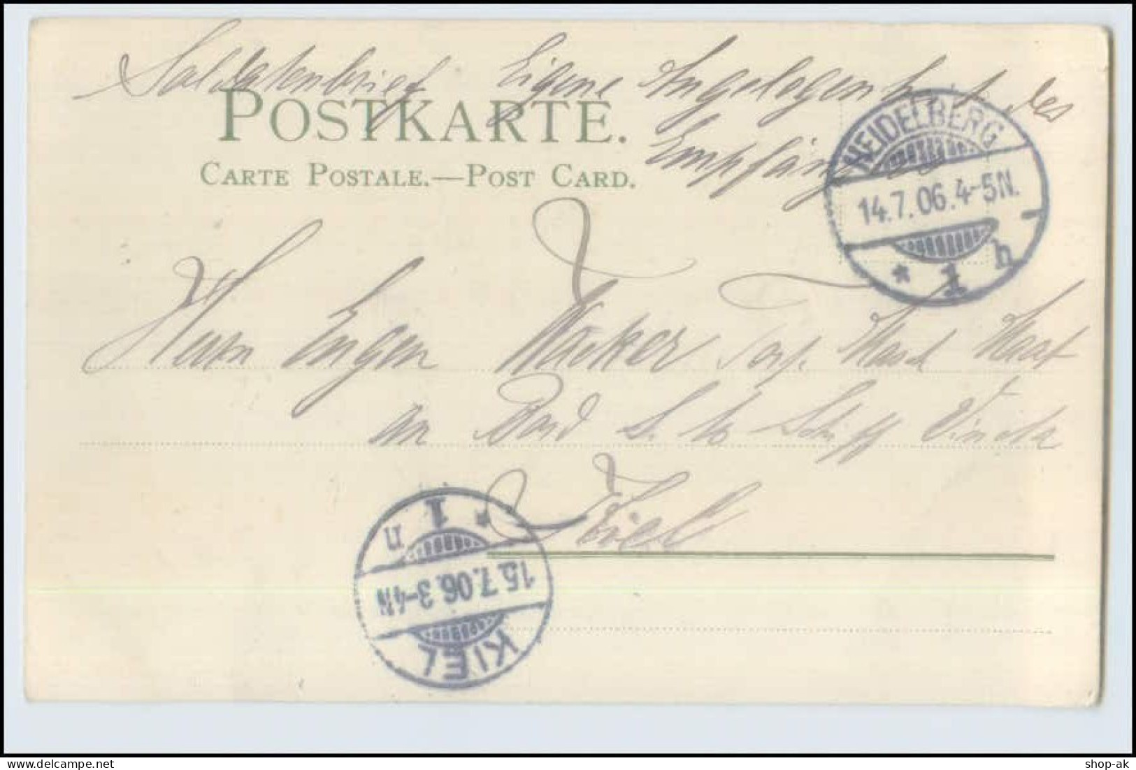 W3S82/ Sonnenschein Postkarte Litho AK 1906 - Mailick, Alfred