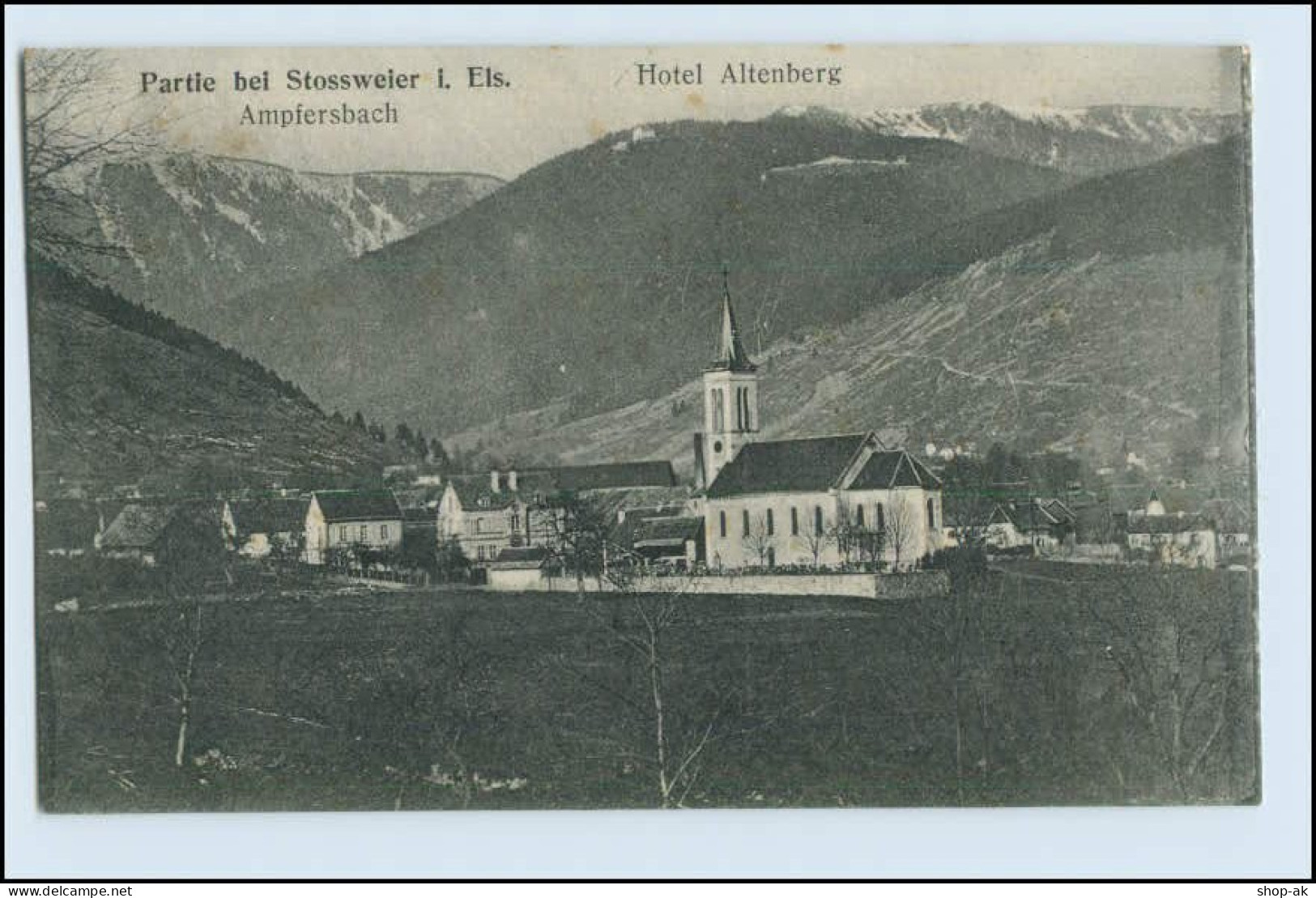 W3U61/ Stossweier Im Elsaß Ampfersbach AK Ca.1912 - Elsass