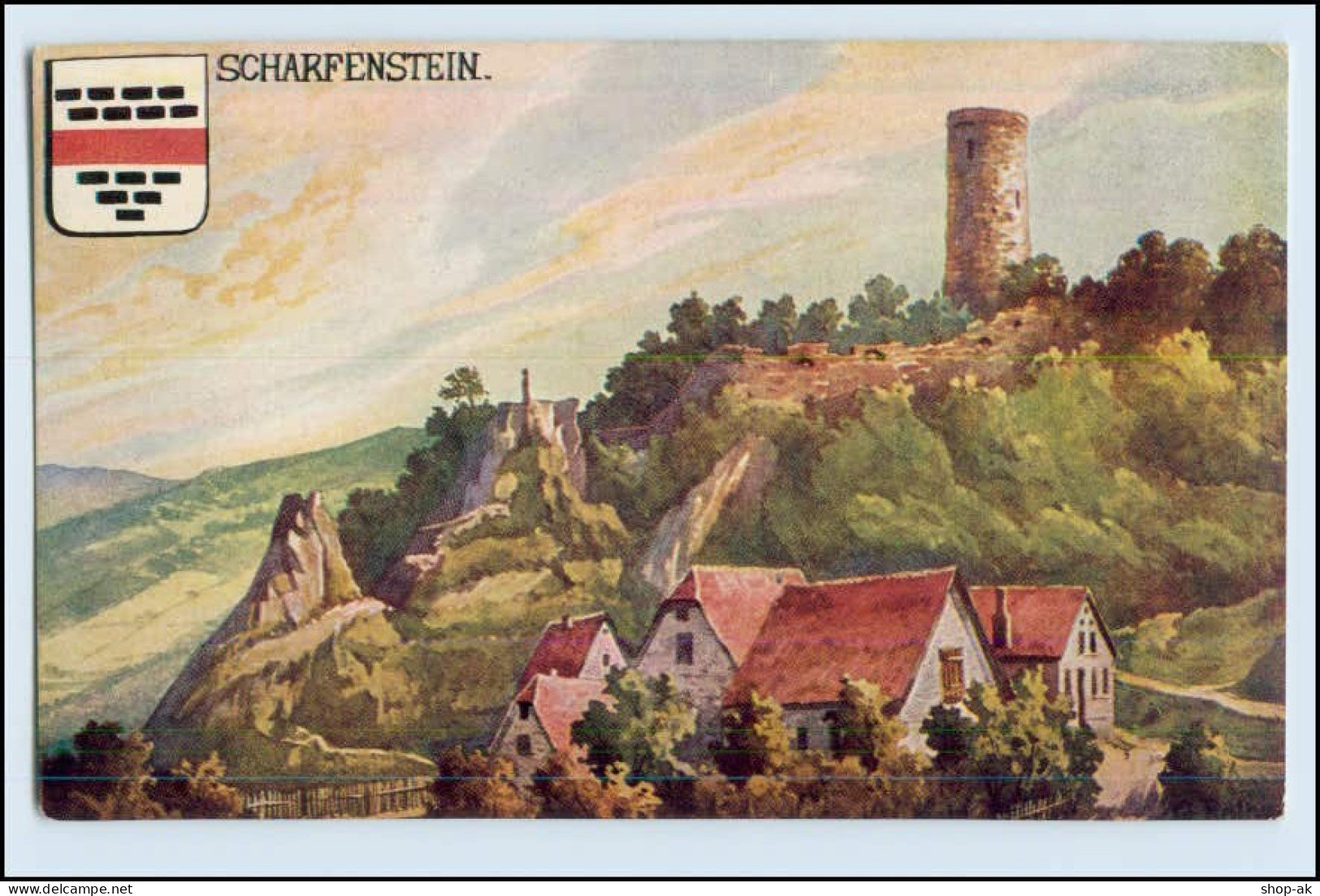 W2S91/ Scharfenstein B. Kiedrich  "Die Burgen Des Taunus"  AK 1906 - Autres & Non Classés