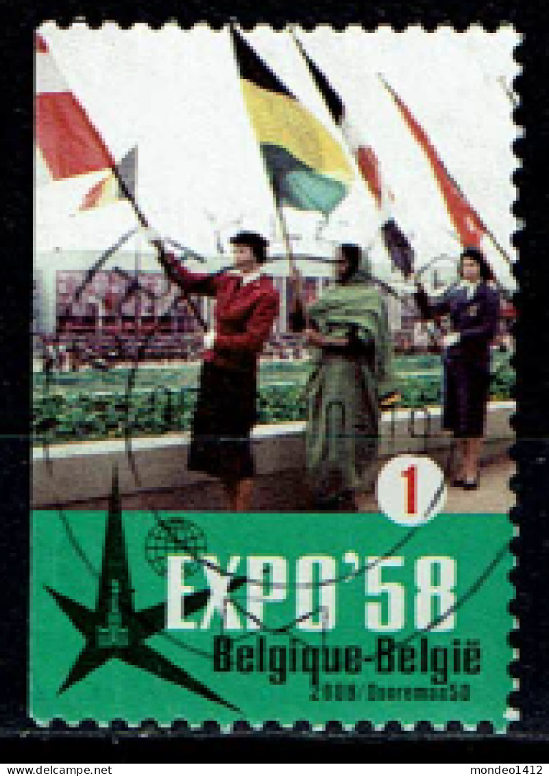 België OBP 3804 - The Anniversary Of The Brussels World's Fair 1958 - Expo '58 Wereldtentoonstelling - Used Stamps
