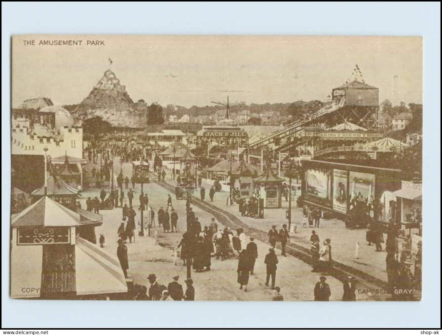 W2J81/ London British Empire Exhibition 1924 Amusement Park AK Ausstellung - Altri & Non Classificati