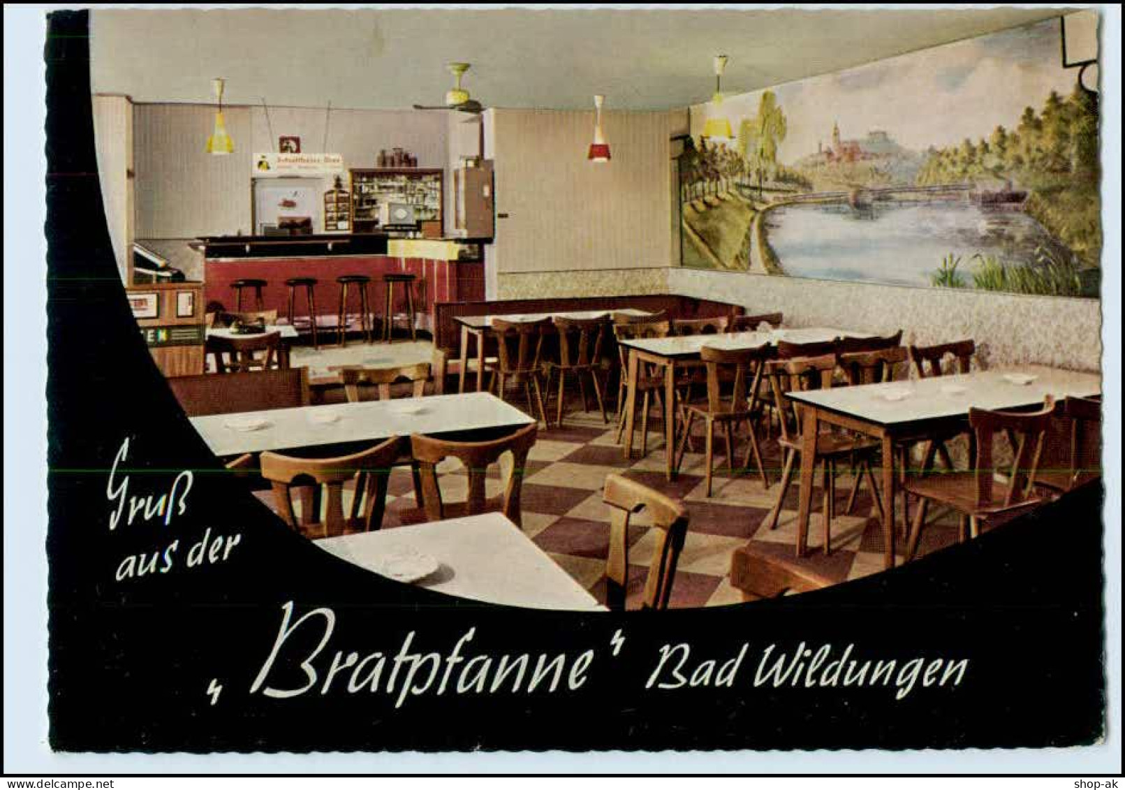 W2G19/ Bad Wildungen "Zur Bratpfanne" AK Ca.1965 - Otros & Sin Clasificación