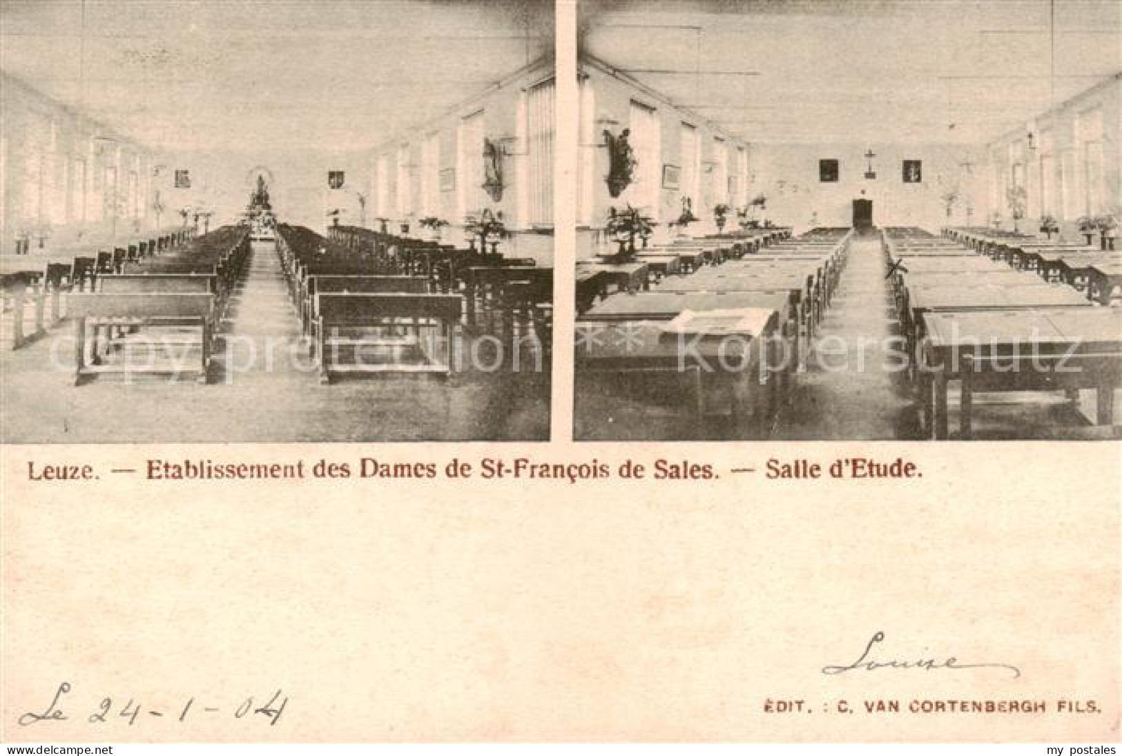 73851289 Leuze  Hainaut Belgie Etablissement Des Dames De St Francois De Sales S - Altri & Non Classificati