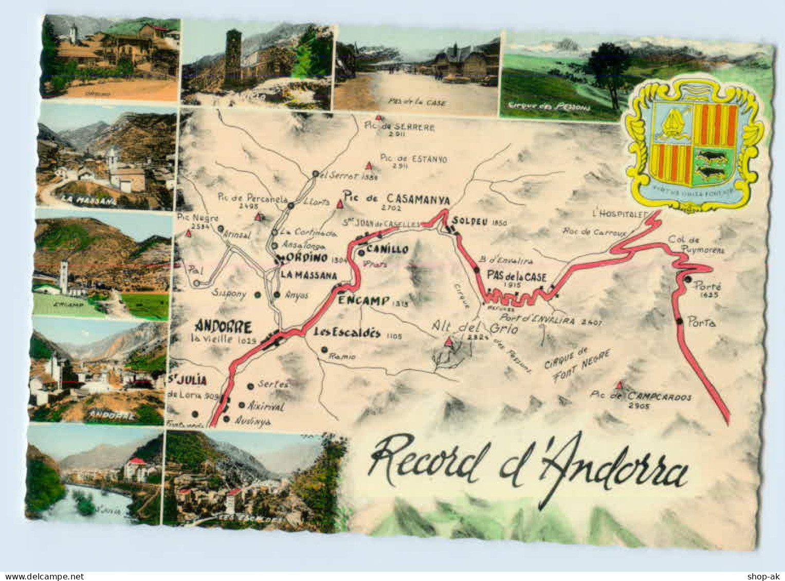 X1N38/ Andorra Schöne AK Ca.1960 - Andorre