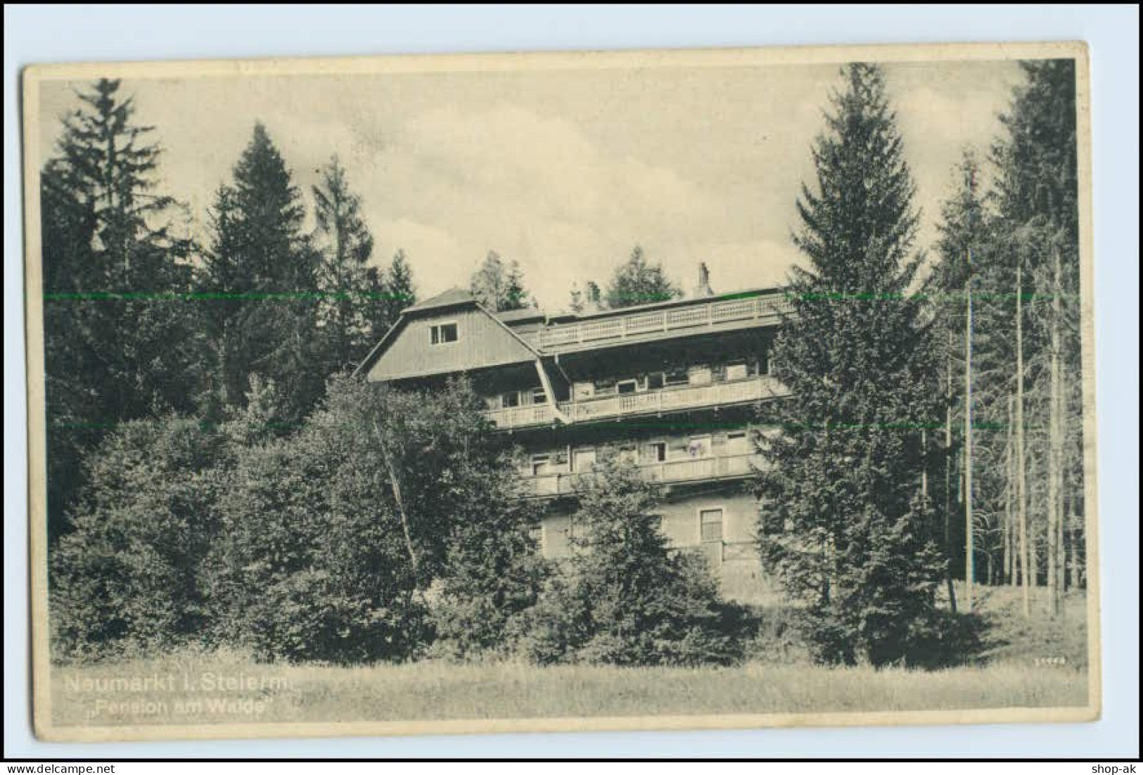 W1C23/ Steiermark Neumark "Pension Am Walde" 1940 AK - Sonstige & Ohne Zuordnung