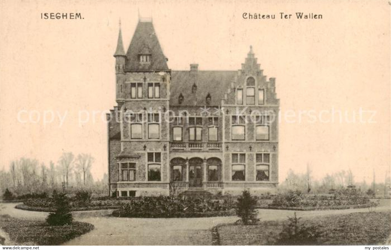 73851284 Iseghem Izegem West-Vlaanderen Belgie Chateau Ter Wallen  - Izegem