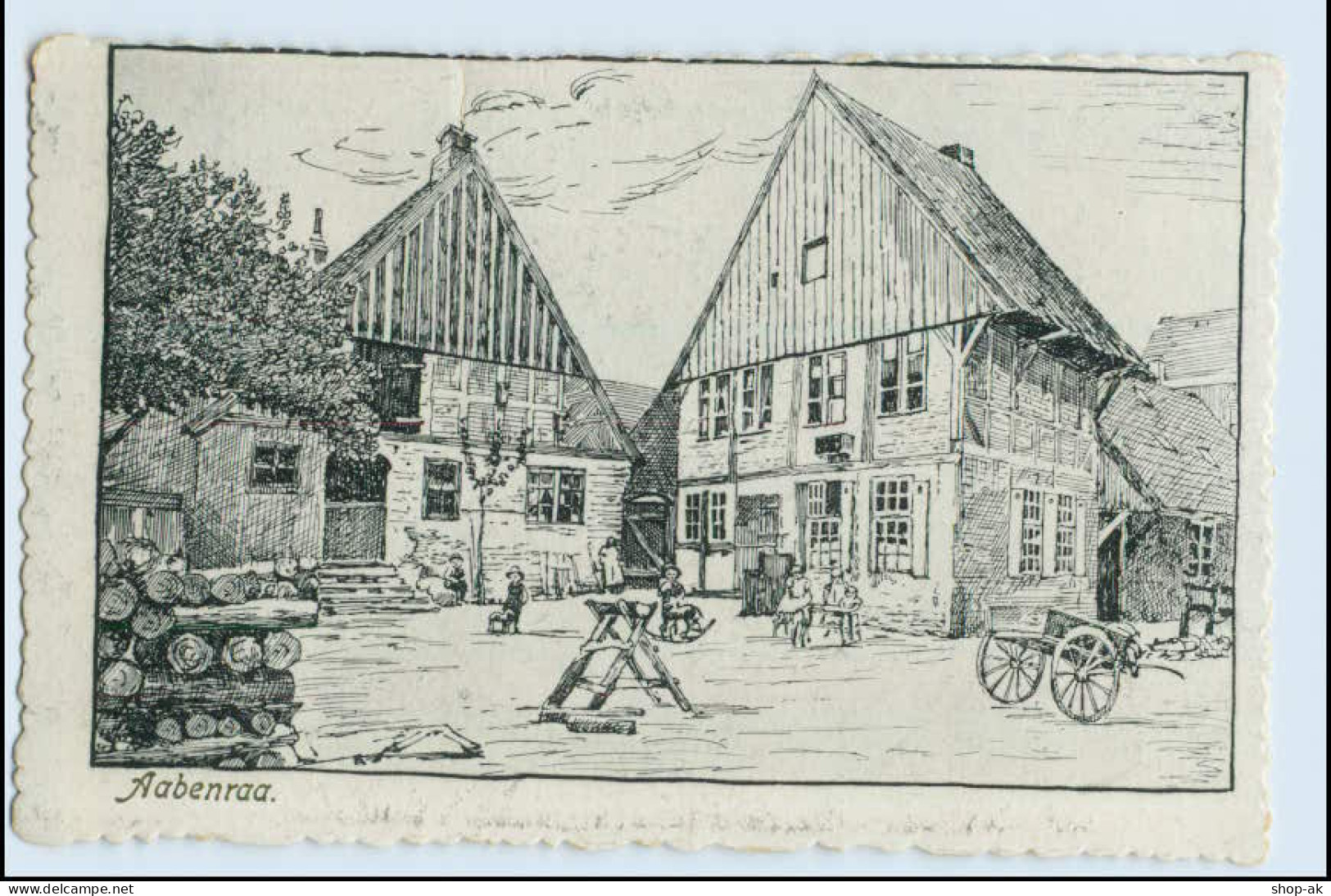 V0A34/  Aabenraa Künstler AK Ca.1925 - Nordschleswig