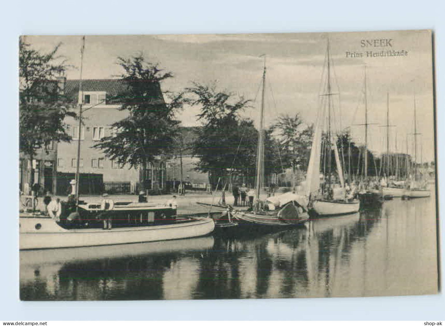 P3X68/ Sneek  Prins Hendrikkade AK Niederlande  Ca.1920 - Andere & Zonder Classificatie