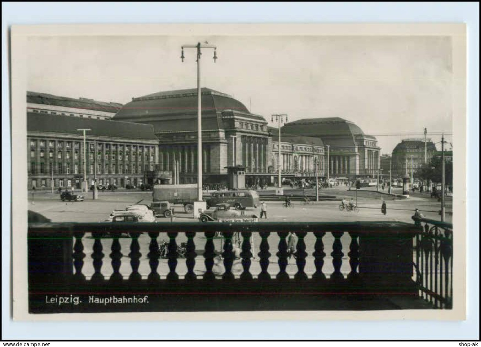 P3L96/ Leipzig Bahnhof Foto AK Ca.1935 - Leipzig