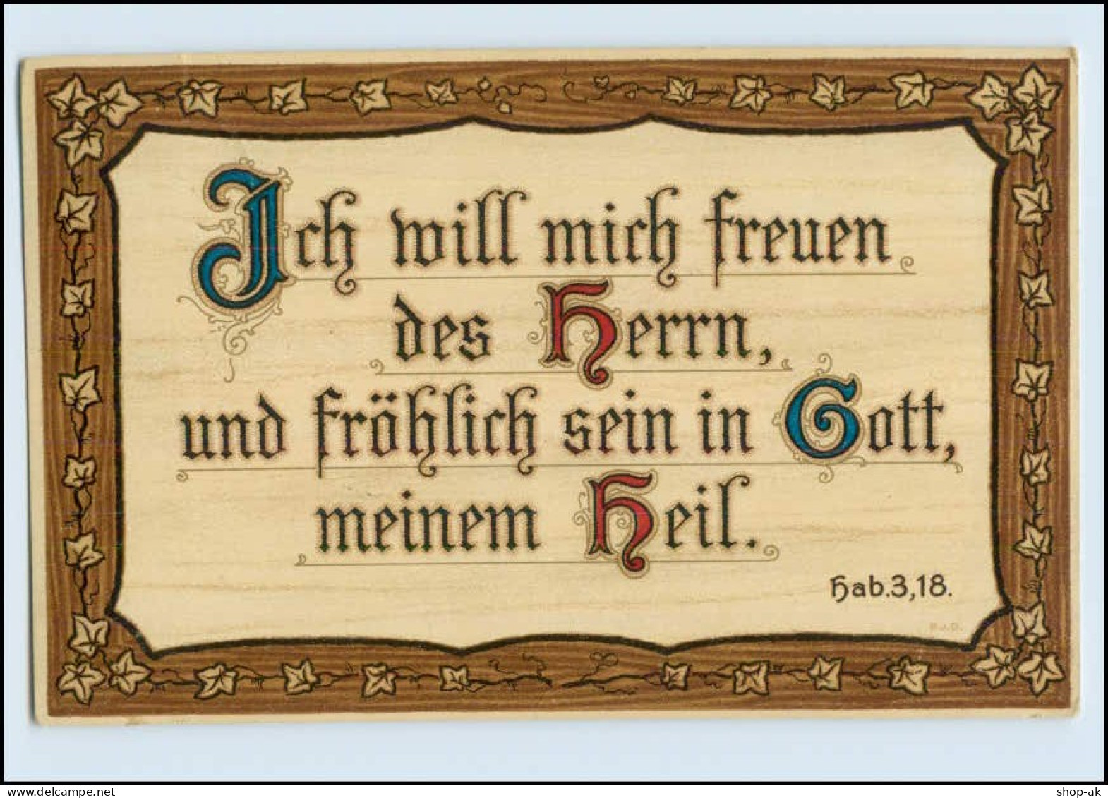 P3K85/ Religion Litho AK 1918 - Sonstige & Ohne Zuordnung