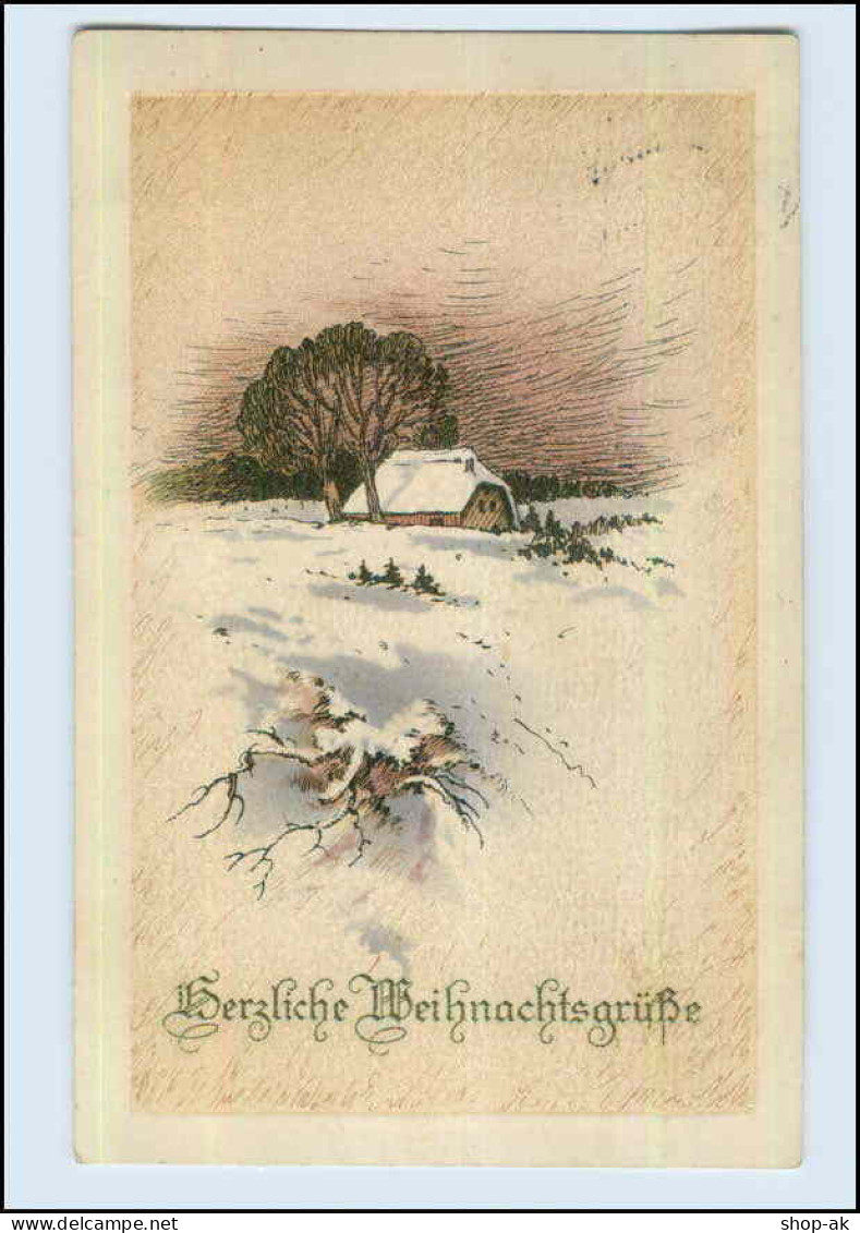 P3K65/ Weihnachten Litho AK 1916 - Autres & Non Classés